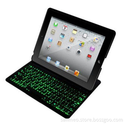Bluetooth keyboard for iPad 2/3/4, with backlight, wireless